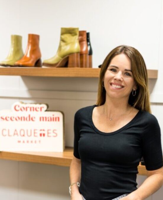 Alexandra Gibou, fondatrice de Claquettes Market, revient sur son parcours et les défis de la seconde main dans la chaussure.