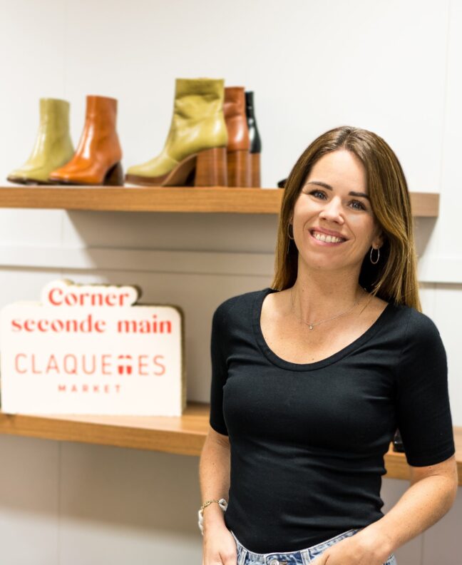 Alexandra Gibou, fondatrice de Claquettes Market, revient sur son parcours et les défis de la seconde main dans la chaussure.