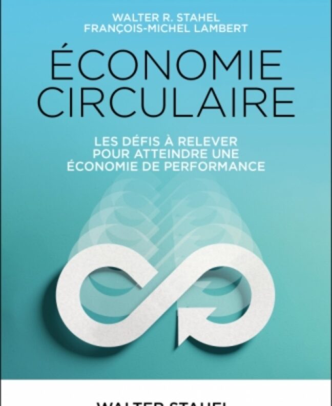 économie circulaire de Walter Stahelm édité Dunod